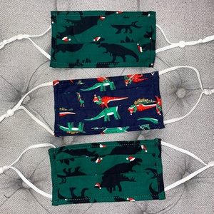 Kids Holiday Dinosaur Mask Set